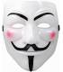 ماسک صورت هکر گای فاکس پک سه عددیMiuion Guy Fawkes Mask -V for Vendetta Halloween 3 Pack