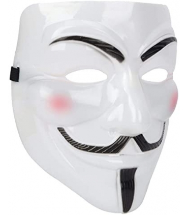 ماسک صورت هکر گای فاکس پک سه عددیMiuion Guy Fawkes Mask -V for Vendetta Halloween 3 Pack