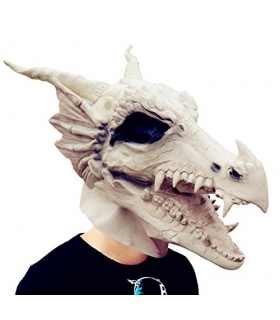 ماسک صورت امزلاب انتقام قلب اژدها (تک شاخ) mazlab Dragonheart Vengeance Mask for Halloween