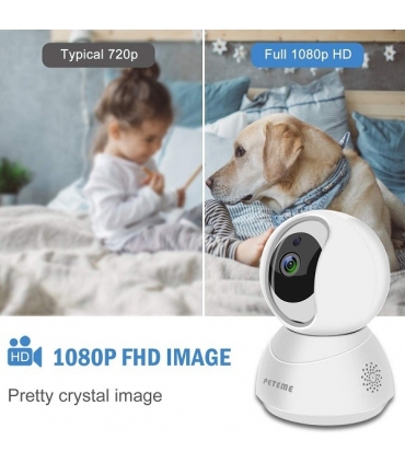 پیجر و دوربین امنیتی کودک پیتمی Peteme 1080P WiFi Baby Monitor with Camera
