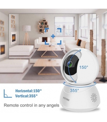 پیجر و دوربین امنیتی کودک پیتمی Peteme 1080P WiFi Baby Monitor with Camera