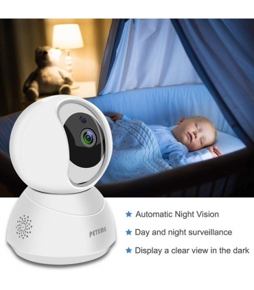 پیجر و دوربین امنیتی کودک پیتمی Peteme 1080P WiFi Baby Monitor with Camera