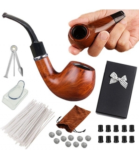 ست پیپ رویگرا دست ساز همراه کلیه لوازم جانبی Roygra Tobacco Smoking Pipe Set in Gift Box, Bakelite Pipe