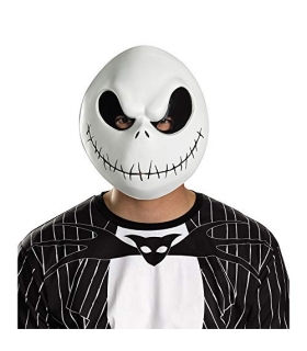 ماسک صورت دیسگایس جک اسکلینگتون کابوس پیش از کریسمس Disguise Nightmare Before Christmas Adult Jack Skellington Vacuform