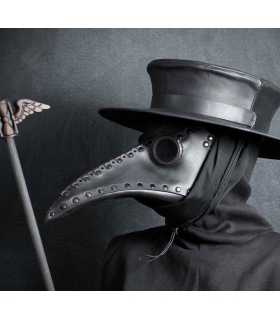 ماسک صورت استیم پانک دکتر کلاغ Steampunk Plague Beak Mask Gothic Halloween Cosplay Retro Doctor Bird Mask
