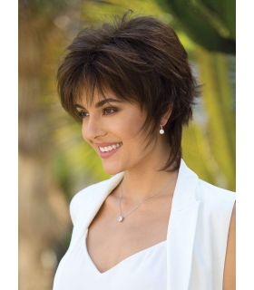 کلاه گیس زنانه بی اس دی متوسط جلو چتری BeiSD Mix Brown Blonde 7292 Wig Synthetic Wigs For Women