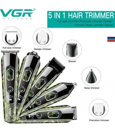 ست ماشین اصلاح سر و صورت و بدن وی جی آر VGR V-102 Hair Clipper Grooming Kit