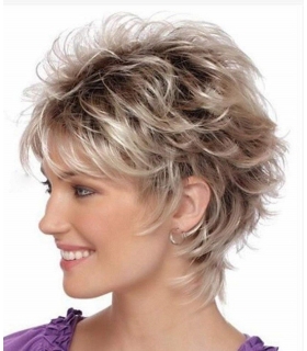 کلاه گیس زنانه حالت دار کوتاه XIUDAI-XIUDAI Wigs Short Hair P055 for Women