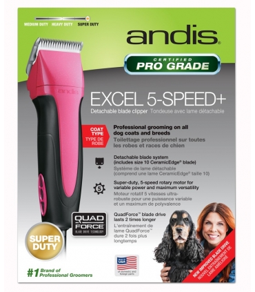 ماشین اصلاح حیوانات اندیس اکسل 5 اسپید Andis Excel 5-Speed Detachable Blade Animal Clipper 65355