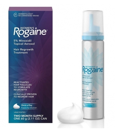 فوم ضد ریزش مو و رشد مجدد مو روگین  زنانه Women's Rogaine Once-A-Day Foam