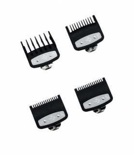 ست 4 عددی شانه فلزی ماشین اصلاح وال مخصوص فید Whal hair cutting guide combs for fade