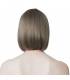 کلاه گیس زنانه رییکو سایز متوسط رنگ میکس خاکستری REECHO 11" Short Bob Wig with bangs Synthetic Hair Grey Mixed