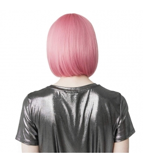 کلاه گیس مصنوعی زنانه رییکو مدل مصری سایز متوسط رنگ صورتی REECHO Wig for Women Princess Pink