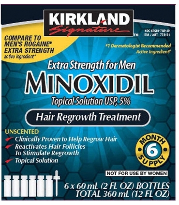 محصول موضعی مردانه کرکلند ماینوکسیدل 5% رویش مجدد مو و ضد ریزش مو Kirkland Minoxidil 5% Topical for Men