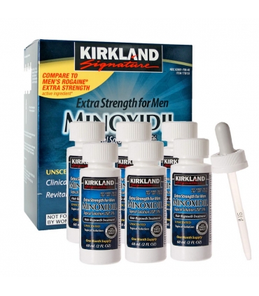 محصول موضعی مردانه کرکلند ماینوکسیدل 5% رویش مجدد مو و ضد ریزش مو Kirkland Minoxidil 5% Topical for Men