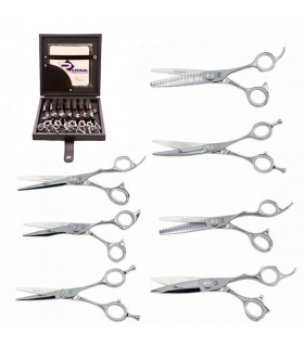 ست قیچی آرایشگری 7 تکه رزونال Rezonal