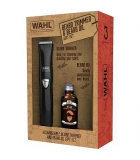 ماشین اصلاح سر و صورت وال شارژی به همراه روغن ریش Wahl 9865-805