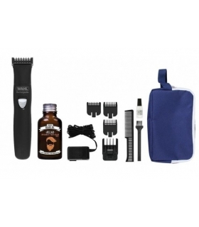 ماشین اصلاح سر و صورت وال شارژی به همراه روغن ریش Wahl 9865-805