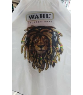 پیش بند آرایشگری مشتری وال طرح سر شیر whal cutting cape Lion