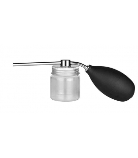 دستگاه پمپ پودر پاش (تاپیک پاش) شیشه ای Glass powder sprayer
