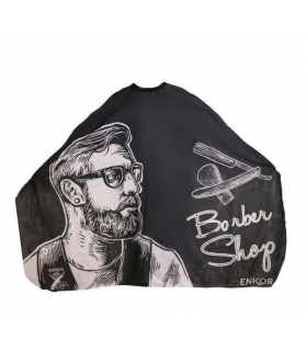 پیش بند آرایشگری طرح آرایشگر با عینک Hair Cutting barber with Glasses