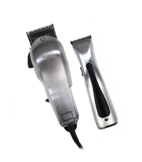 ماشین اصلاح سر و صورت وال کمبو Wahl Taper 2000 & Beret Brushed Chrome Duo