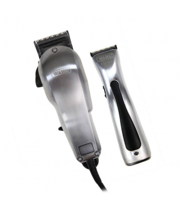 ماشین اصلاح سر و صورت وال کمبو Wahl Taper 2000 & Beret Brushed Chrome Duo