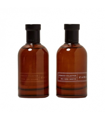 ست عطر مردانه زارا تباکو اینتنس دارک اکسکلوزو و ریچ وارم ادکتت zara tobacco intense dark exclusive edt  + rich warm addictive