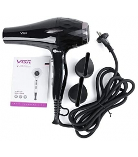 سشوار حرفه ای وی جی آر همراه با 2 سری متمرکز کننده VGR V-413 Professional Hair Dryer