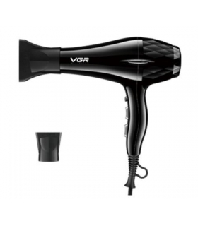 سشوار حرفه ای وی جی آر همراه با 2 سری متمرکز کننده VGR V-413 Professional Hair Dryer