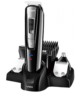 ست ماشین اصلاح سر و صورت و بدن وی جی آر به همراه سری شیور و موزن VGR V-025 Grooming Kit