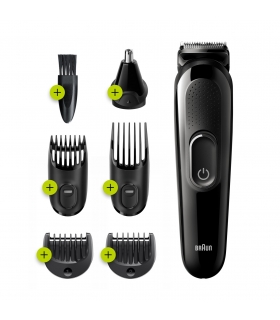 ماشین اصلاح سر و صورت براون شارژی چند منظوره خط زن و موزن Braun MGK3220