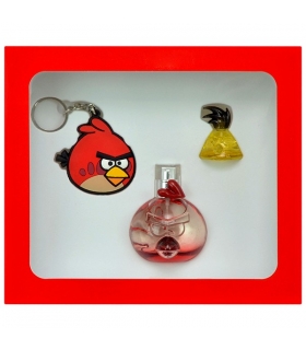 ست ادو تویلت کودک ایروال انگری بردز قرمزپرستیژ Air-Val Angry Birds Red Prestige Eau De Parfum Gift Set For Children