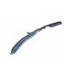 دسته تیغ اصلاح کرتزر فاینی استیل طرح برگ همراه با کیف چرم KRETZER finny Stainless Steel Barber Razor