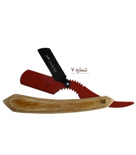 دسته تیغ اصلاح جگوار دسته چوبی مثلثی Jaguar shaving razor handle