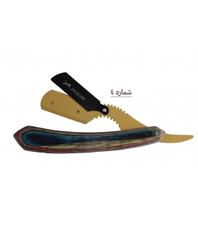 دسته تیغ اصلاح جگوار دسته چوبی مثلثی Jaguar shaving razor handle