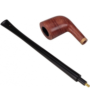 ست پیپ دست ساز یانابیس همراه کلیه لوازم جانبی Yannabis Capo Lily Tobacco Smoking Pipe Set, Handmade Pear Wood Churchwarden