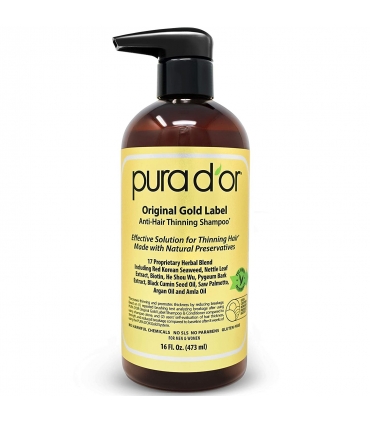 شامپو ضد ریزش مو مردان ارگانیک Pura D'or Anti-Hair Loss Premium Organic Argan Oil Shampoo