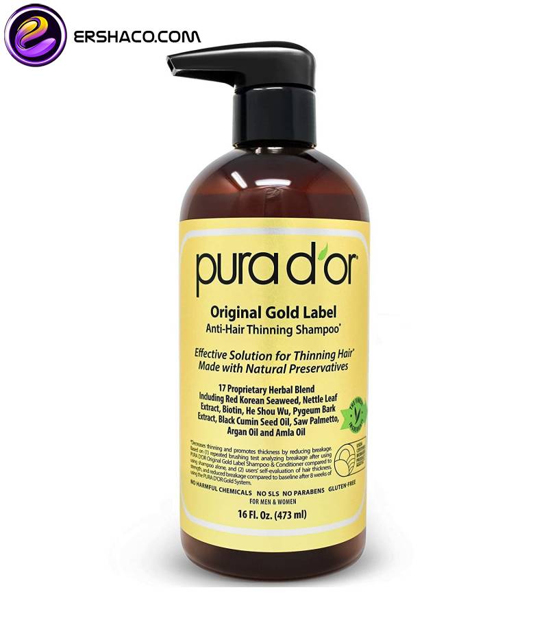 PURA D'OR Anti-Hair Loss Premium Organic Argan Oil