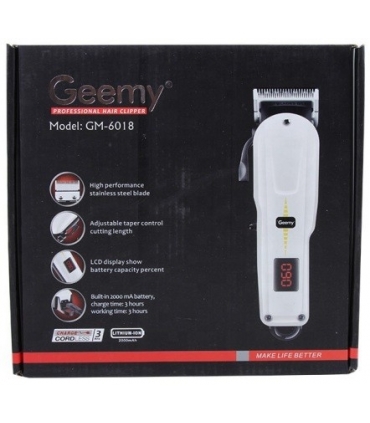 ماشین اصلاح سر و صورت شارژی جیمی Geemy GM-6018 Rechargeable Hair Clipper