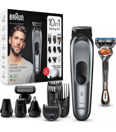 ماشین اصلاح چند منظوره سر و صورت براون به همراه خودتراش Braun All-in-one trimmer MGK7221