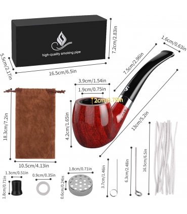 ست پیپ جویولدلف کلاسیک همراه لوازم جانبی Joyoldelf Tobacco Pipe