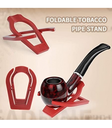 ست پیپ جویولدلف با لوله کلاسیک و پایه تاشو همراه لوازم جانبی Joyoldelf Tobacco Pipe, Classic Smoking Pipe