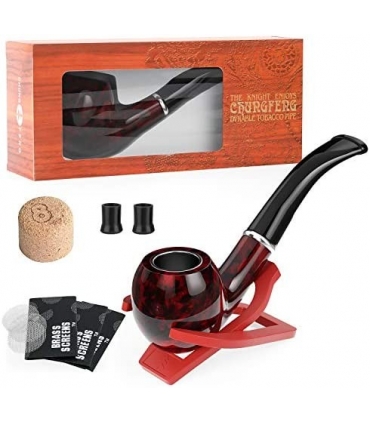 ست پیپ جویولدلف با لوله کلاسیک و پایه تاشو همراه لوازم جانبی Joyoldelf Tobacco Pipe, Classic Smoking Pipe