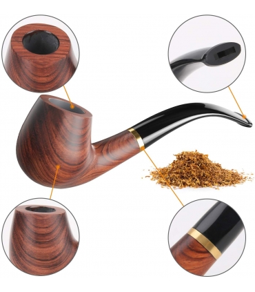 ست پیپ جویولدلف رزوود دست ساز همراه لوازم جانبی  Joyoldelf Tobacco Pipe, Rosewood Smoking Pipe ,Hand Made