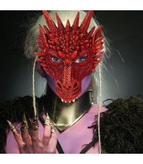 ماسک صورت الودیدی اژدها سه بعدی  Alodidae 3D Dragon Mask