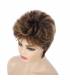 کلاه گیس زنانه اسویکینگ کوتاه مجلسی قهوه ای Swiking Pixie Cut Short Brown Curly Layered Wigs for Women