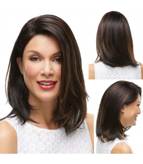 کلاه گیس زنانه سالکس قهوه ای کوتاه Sallcks Short Brown Wig for Women