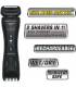 ماشین اصلاح بدن آقایان پلاتینیوم پرو بای منگروم ضد حساسیت MANGROOMER Lithium Max Plus Body Groomer