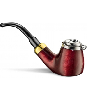 ست پیپ مستر بروگ چوبی ارتش 21 دست ساز Mr Brog Full Bent Smoking Tobacco Pipe  Pear Wood Roots